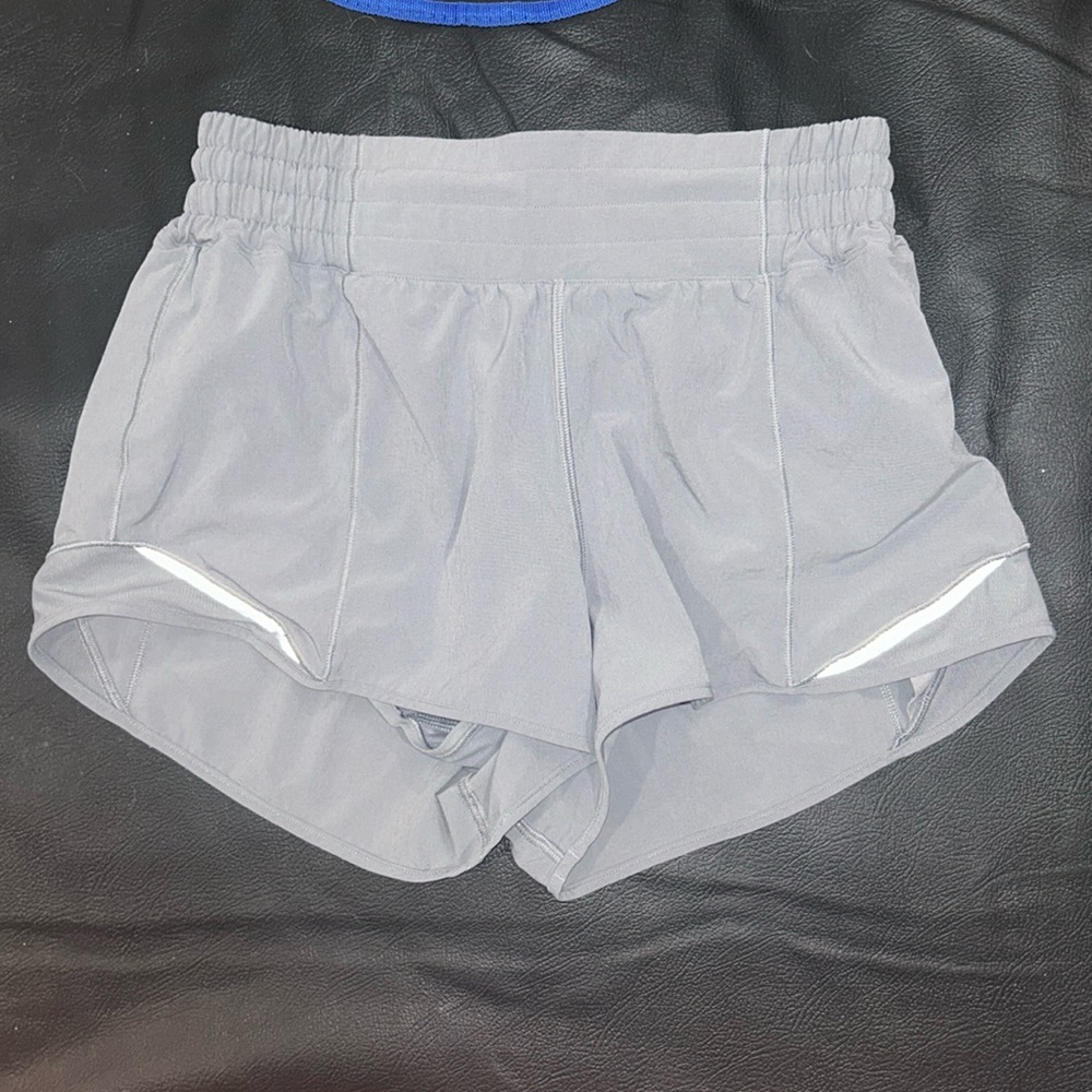 Lululemon Gray Hotty Hot Shorts